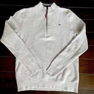 Vineyard Vines Boys’ Classic 1/4 Zip Sweater